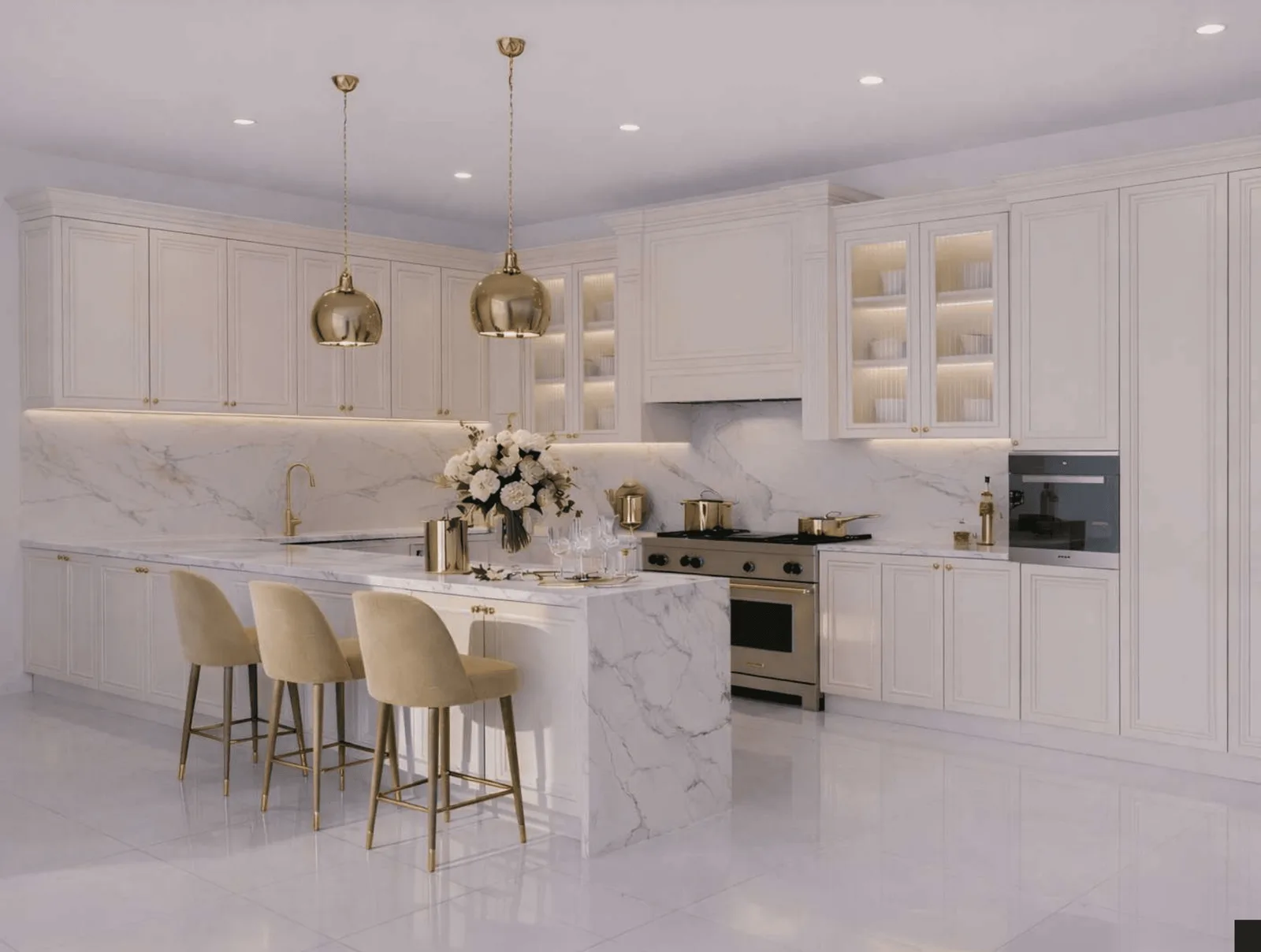Lincoln Star Residence IV — official kitchen interior render
