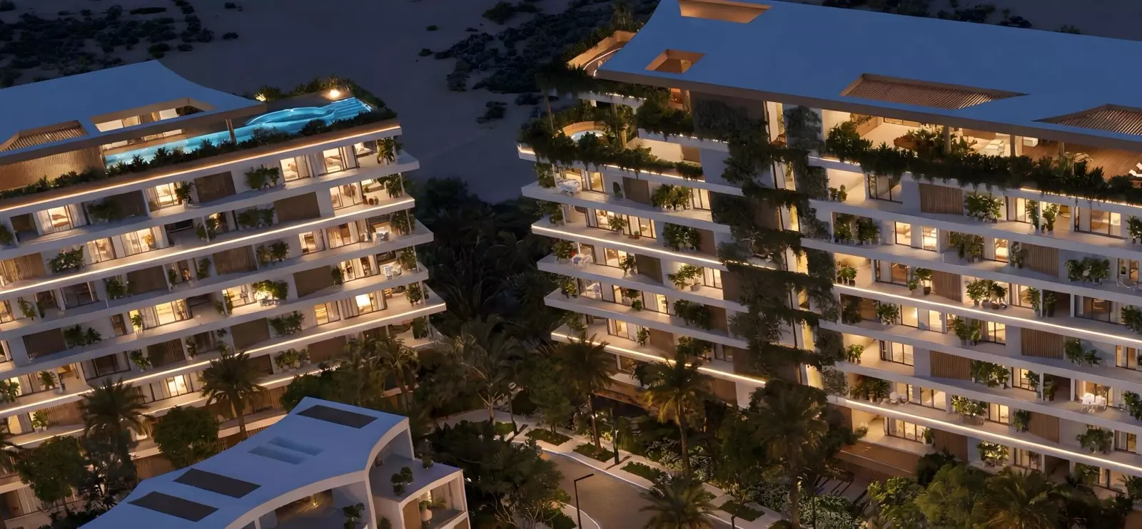Lunaya Terraces — exterior marketing still