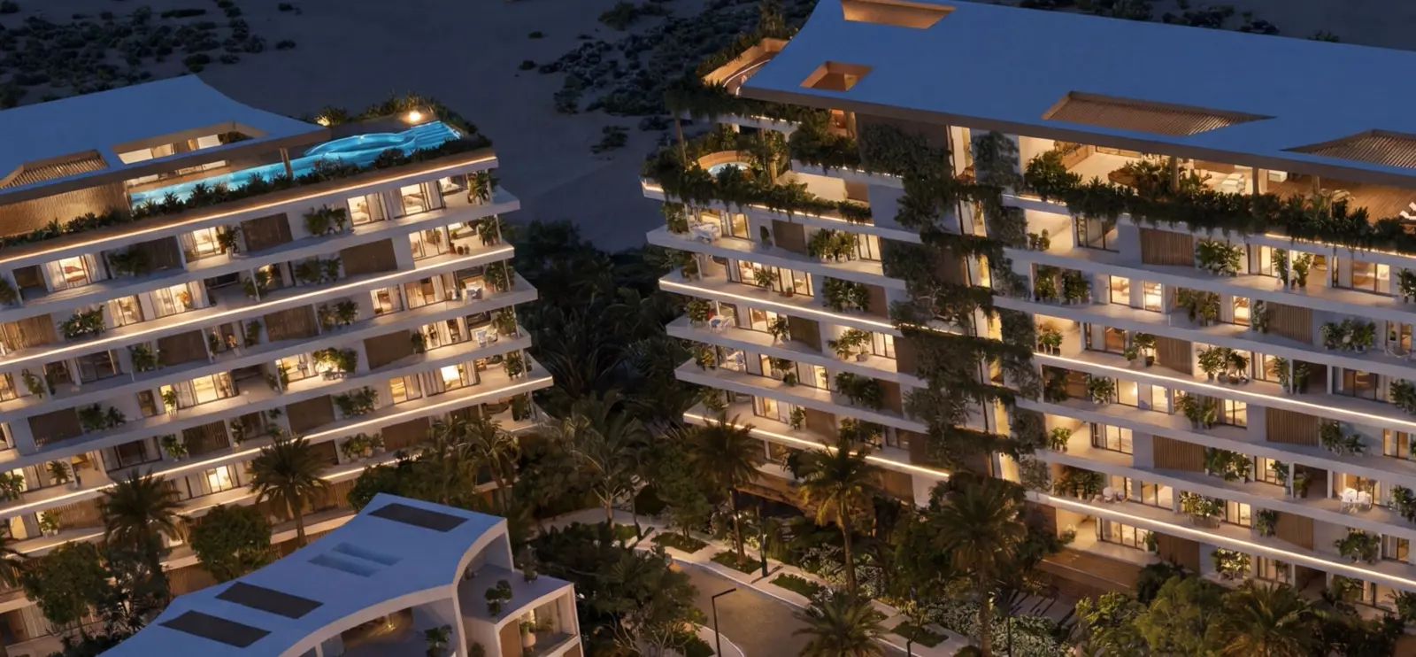 Lunaya Terraces — residential exterior still