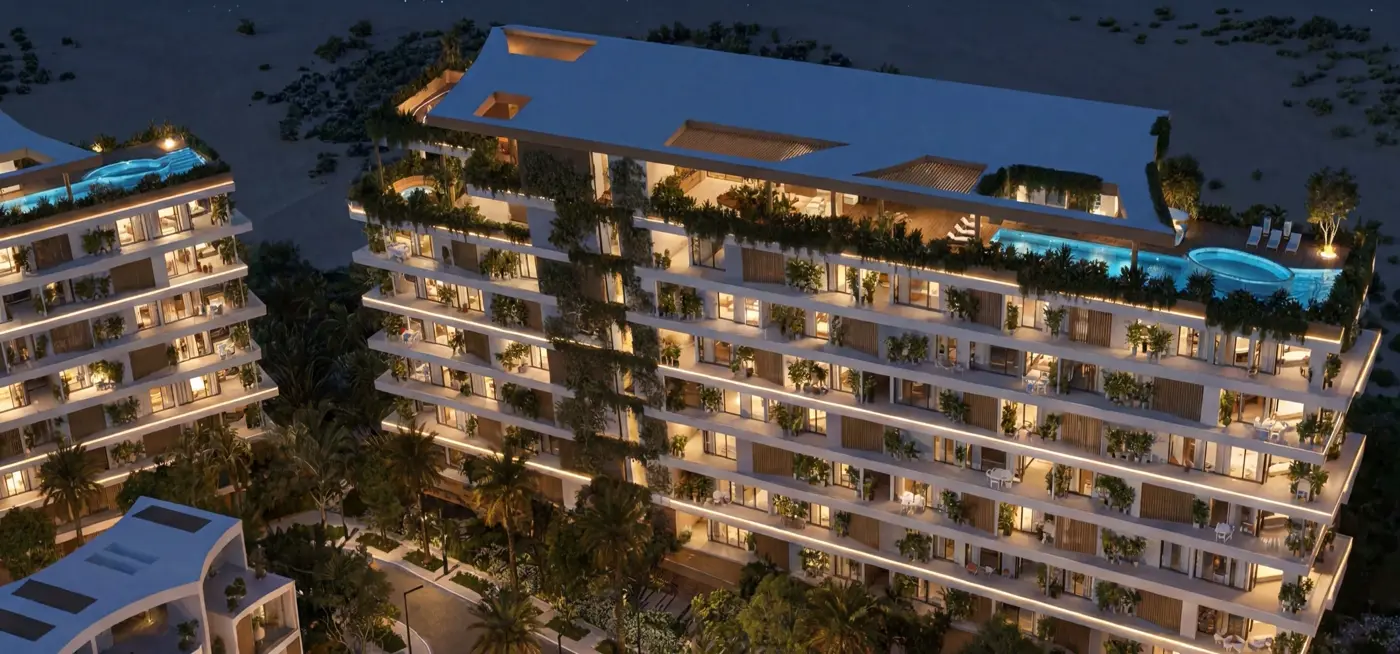 Lunaya Terraces — architecture and landscape render
