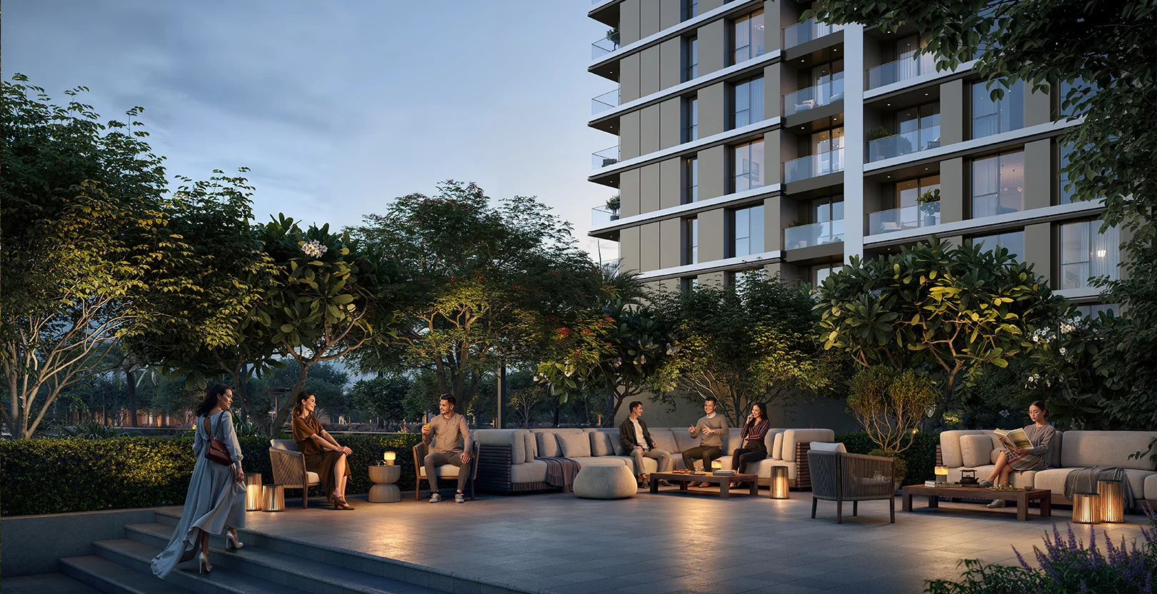 Lyvia by Palace — amenity and podium marketing still
