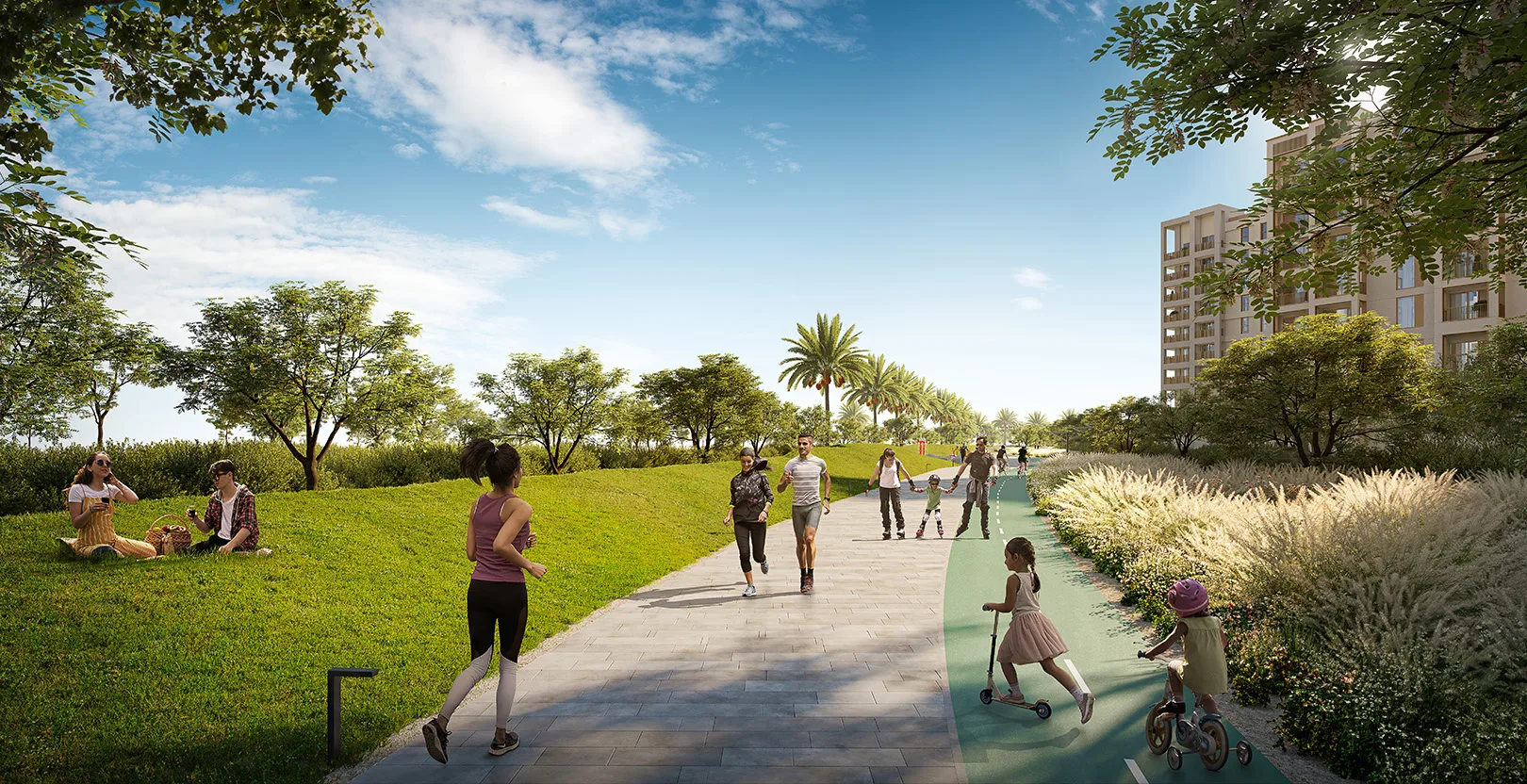 Mangrove at Dubai Creek Harbour — waterfront and building marketing still