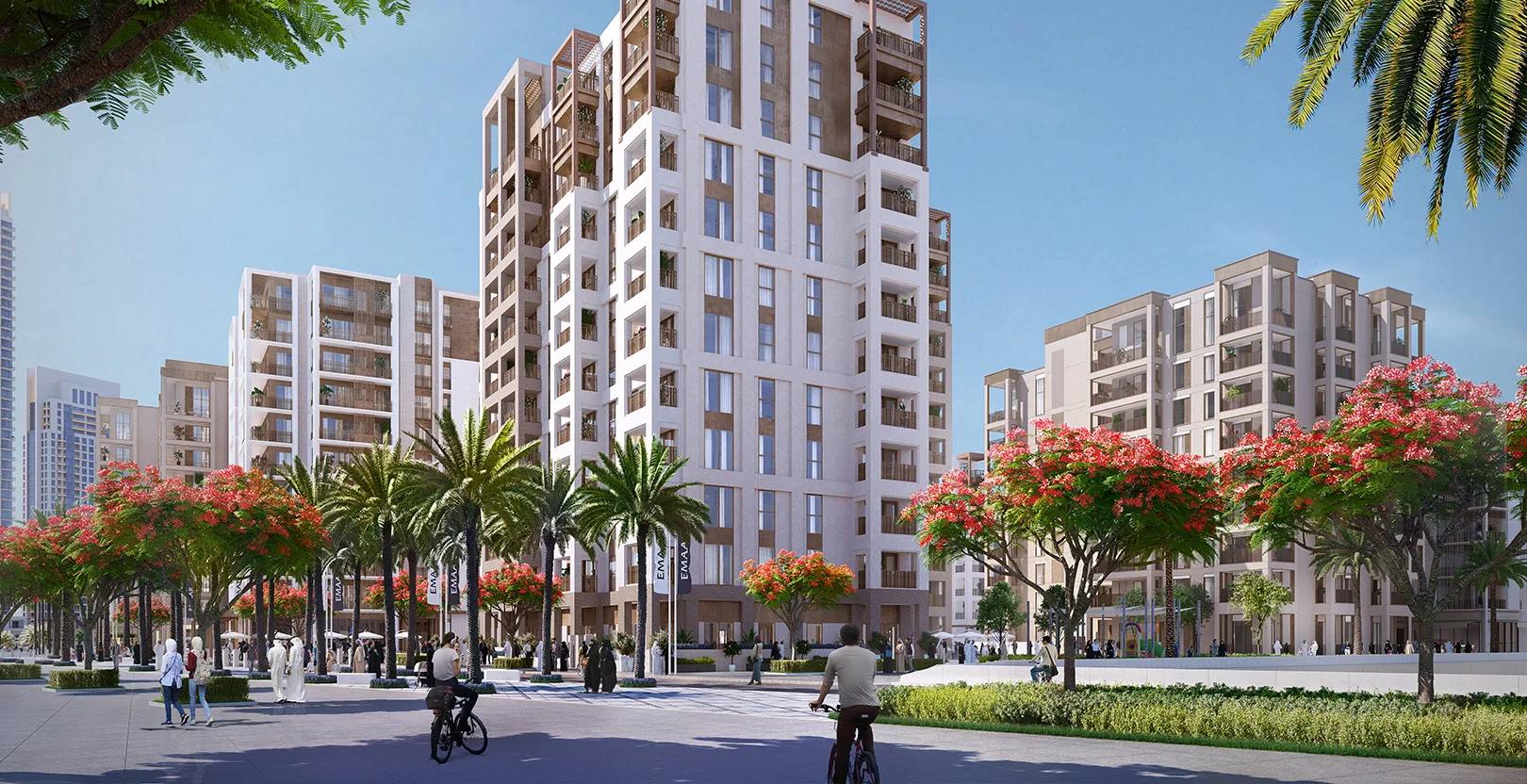 Mangrove at Dubai Creek Harbour — exterior architecture marketing still