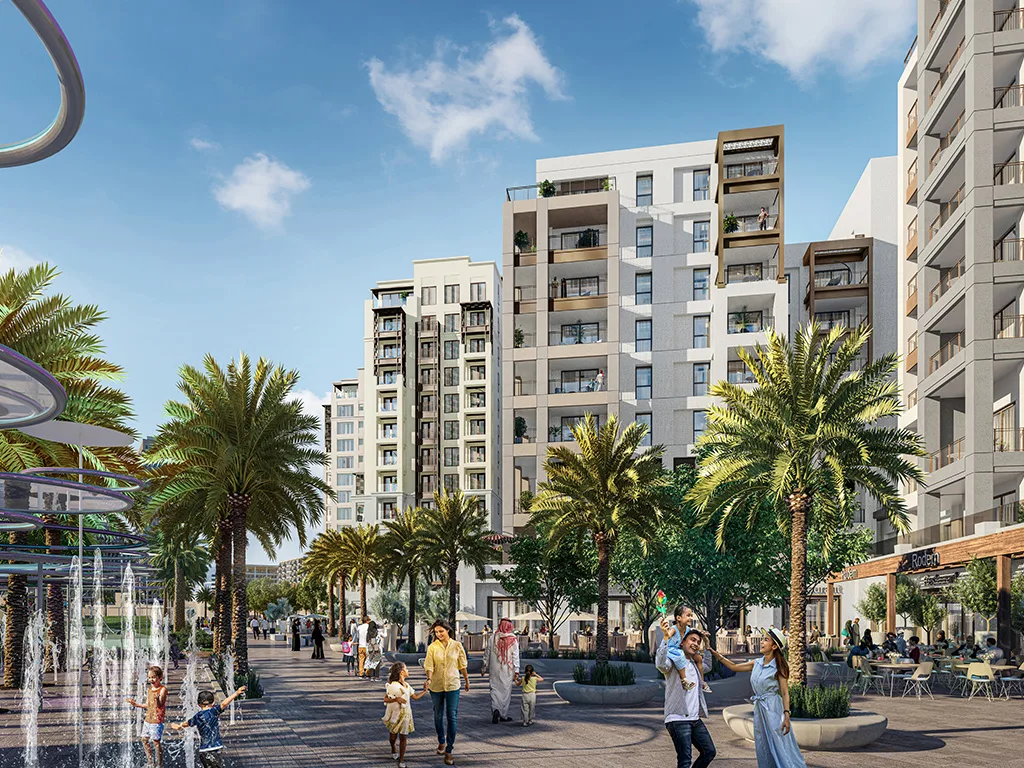 Mangrove at Dubai Creek Harbour — exterior façade marketing render
