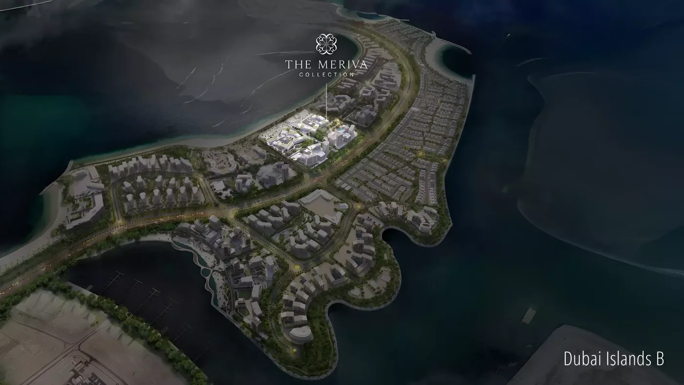 Meriva Signature — masterplan marketing still from Property Finder