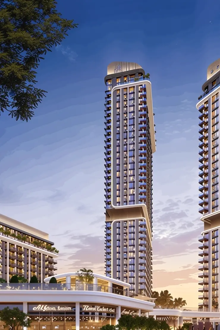 Mirdad by Union Properties — daytime marketing exterior of the residential cluster