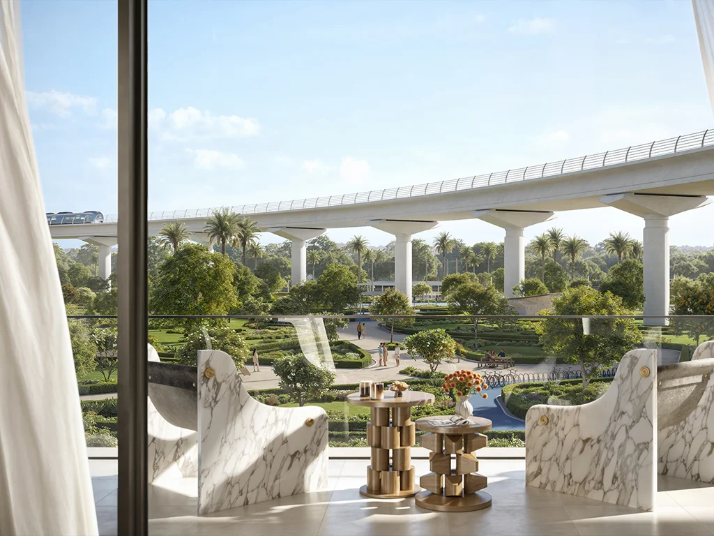 Montiva by Vida at Dubai Creek Harbour — residential exterior marketing render