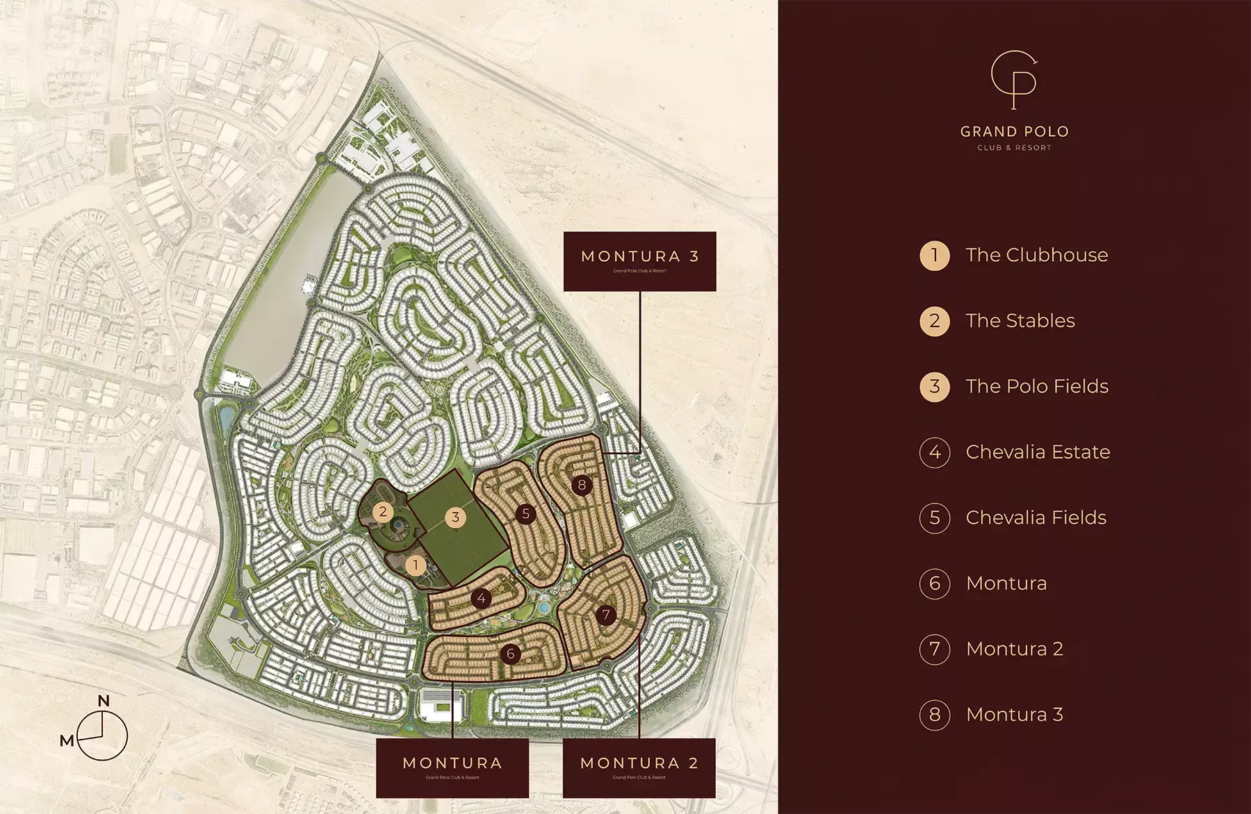 Montura — masterplan marketing still from Property Finder