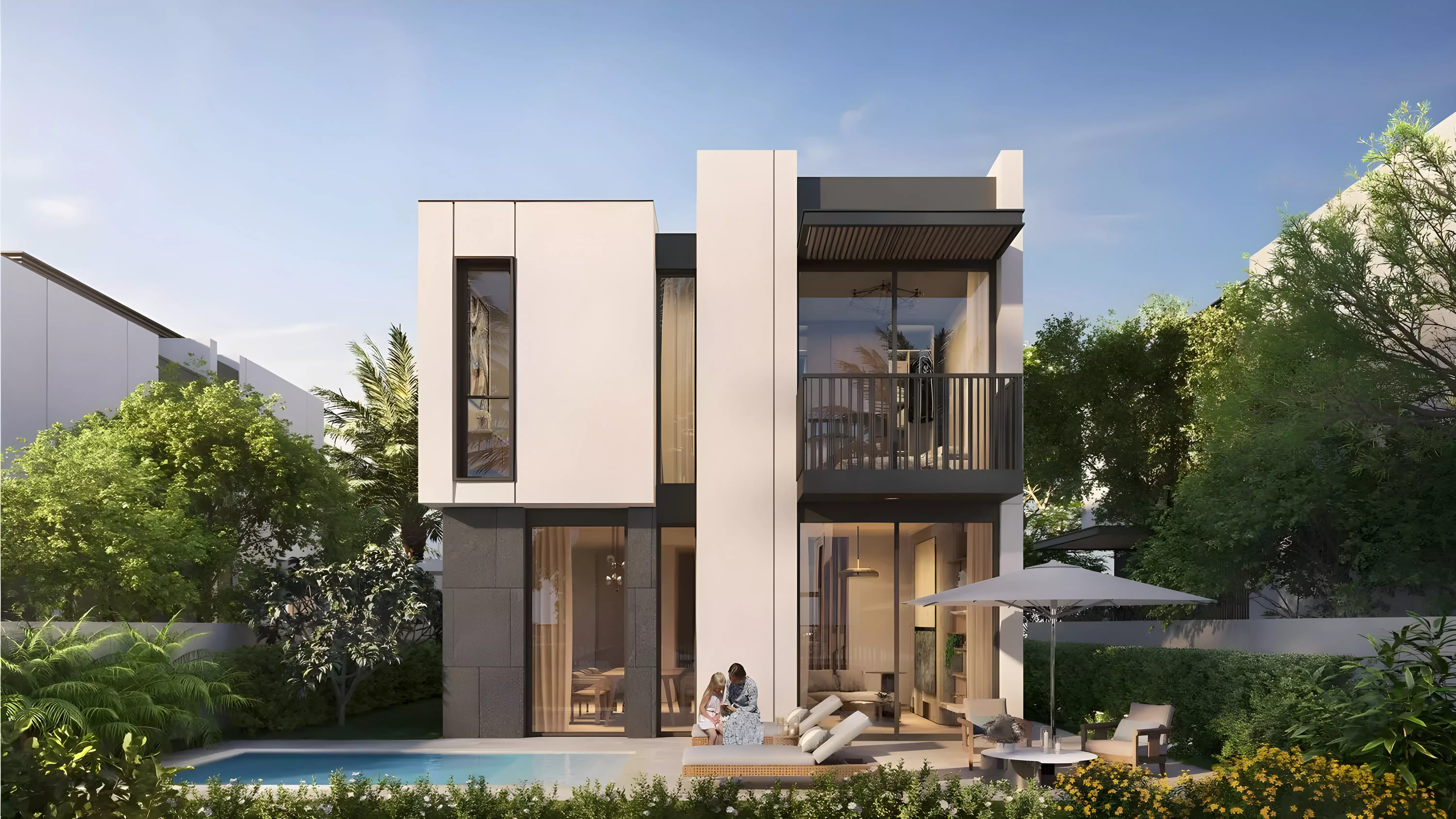 Murjan At The Wilds — marketing still of villa architecture within The Wilds master community