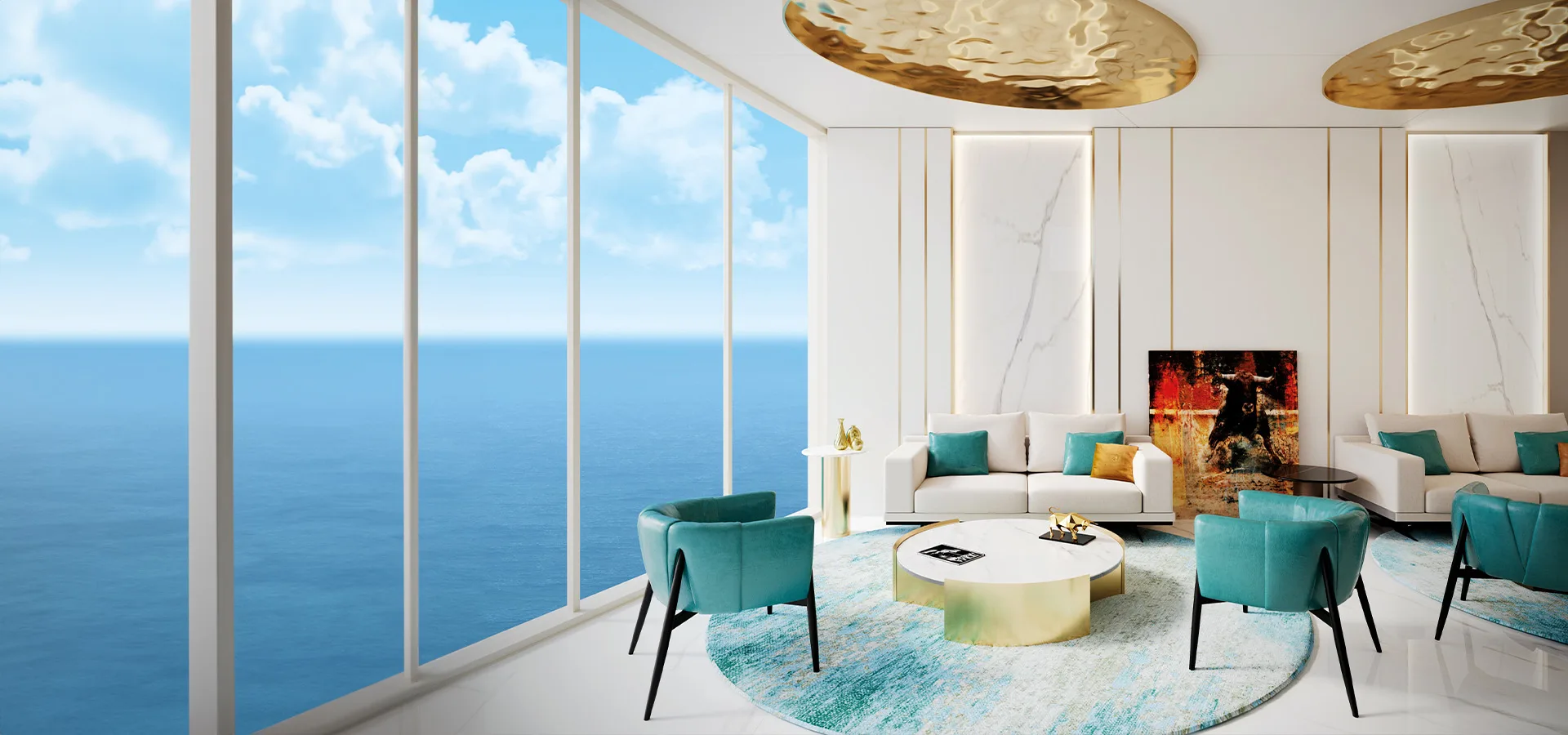 Oceanz by Danube — business centre marketing render