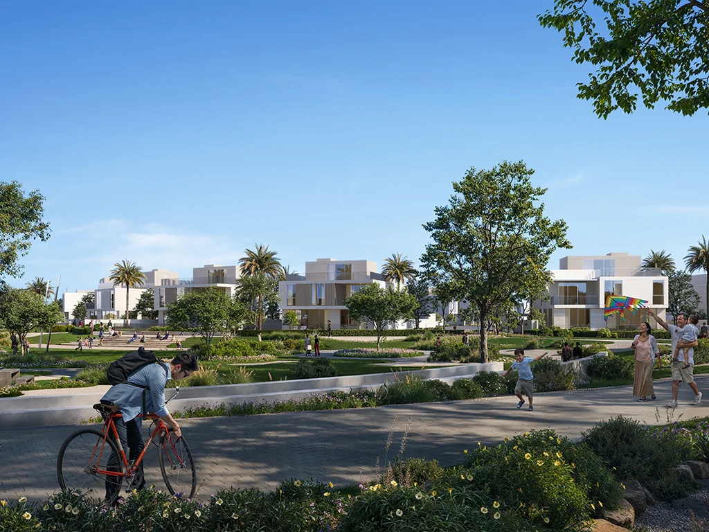 Ovelle at The Valley — Emaar exterior architecture close of villa elevation