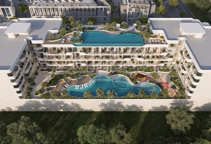 Oxford Cove by Iman Developers — marketing amenity deck render