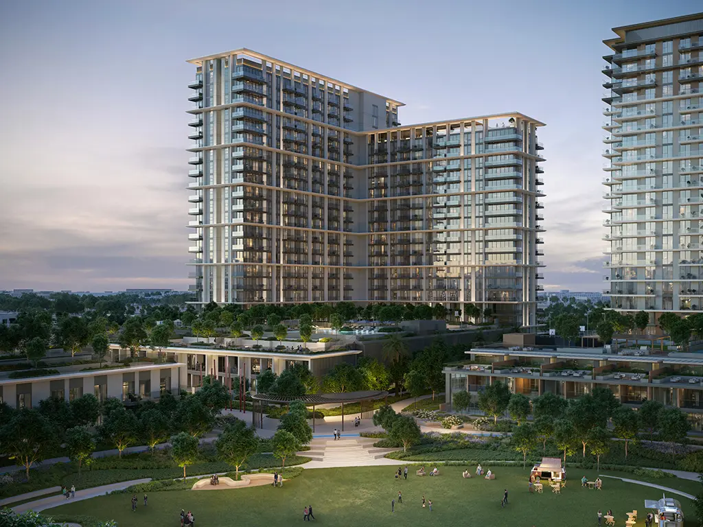 Palace Residences Hillside — façade and podium marketing still (Emaar)