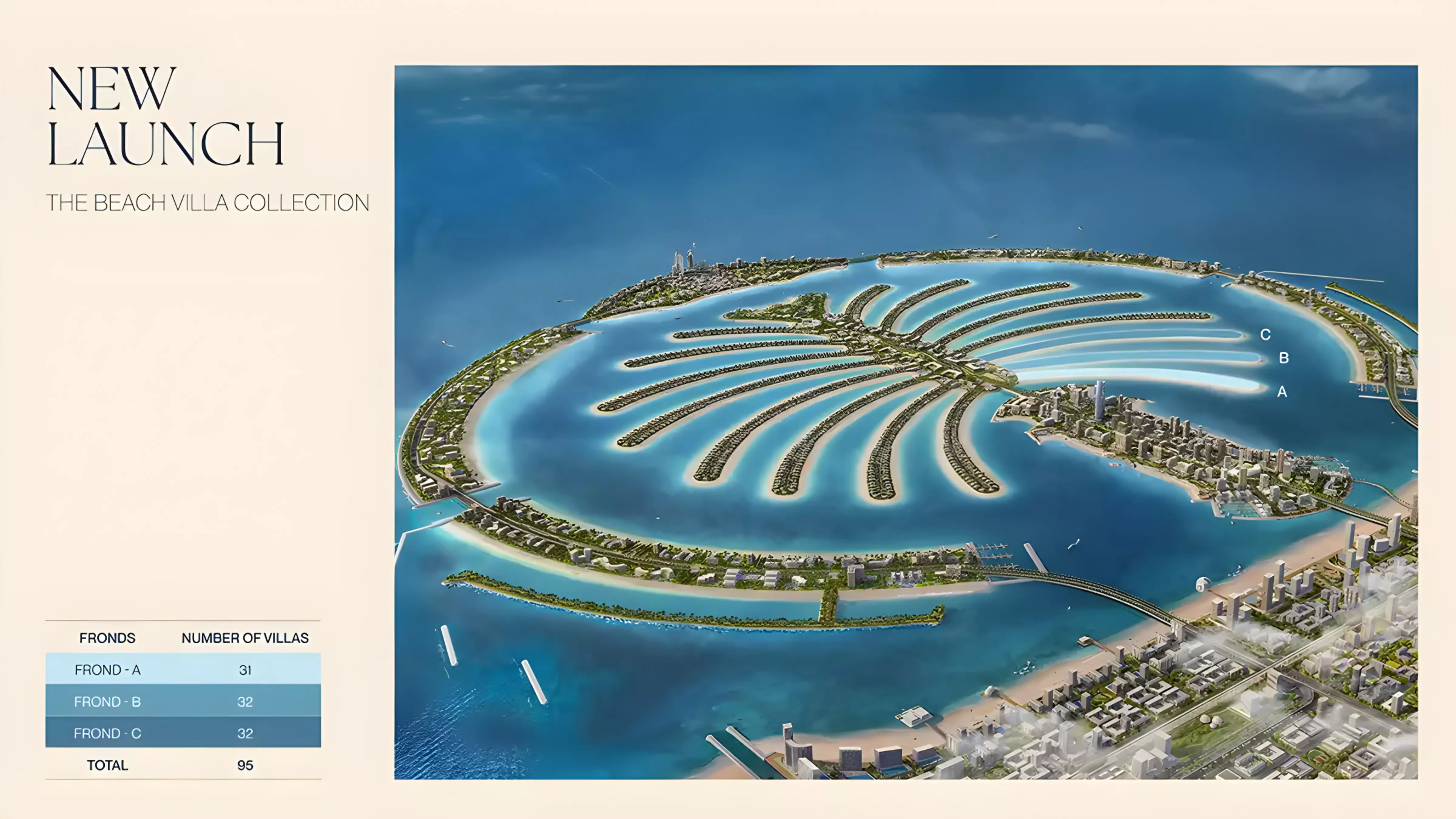 Beach and Coral Collection Frond C — masterplan marketing still (Property Finder)