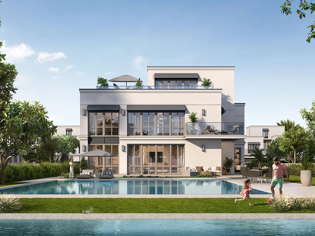 Palmiera — villa exterior elevation marketing still