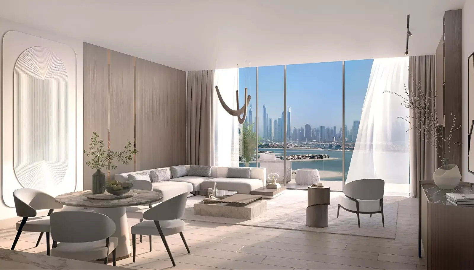 Passo by Beyond — waterfront twin-tower composition marketing still
