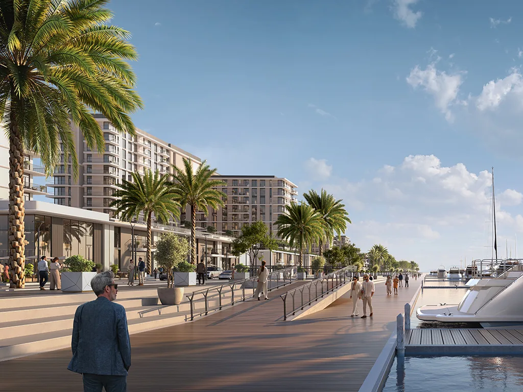 Pier Point — twin-tower exterior marketing still (Emaar)