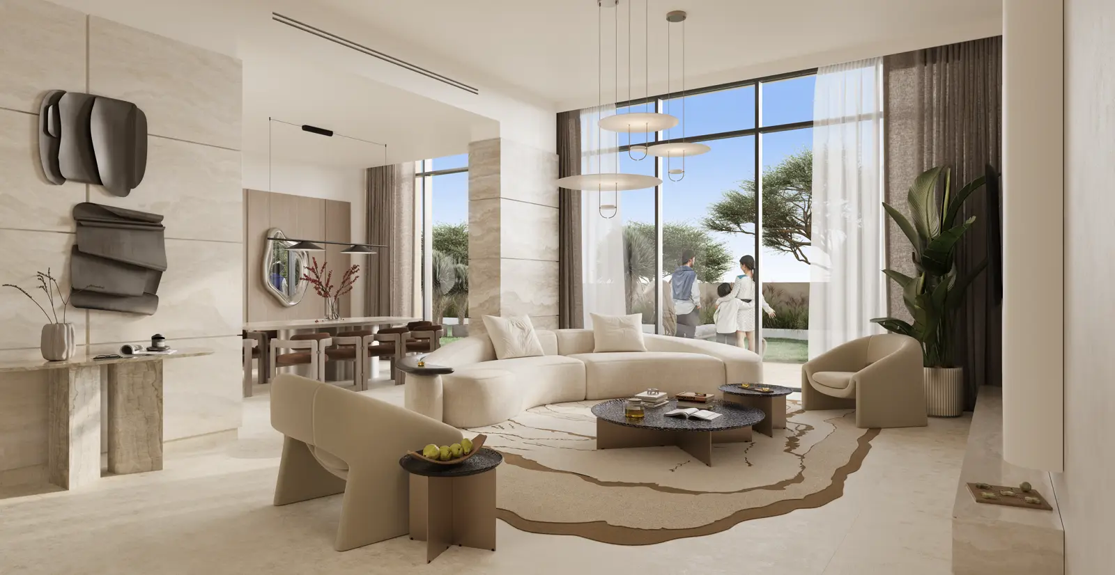 Raiha — official 6-bedroom villa living room still