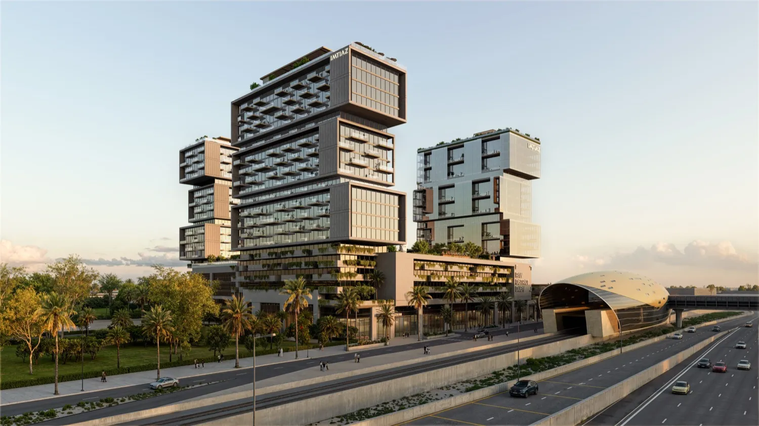 Raw District by Imtiaz — official exterior gallery still of façade and podium