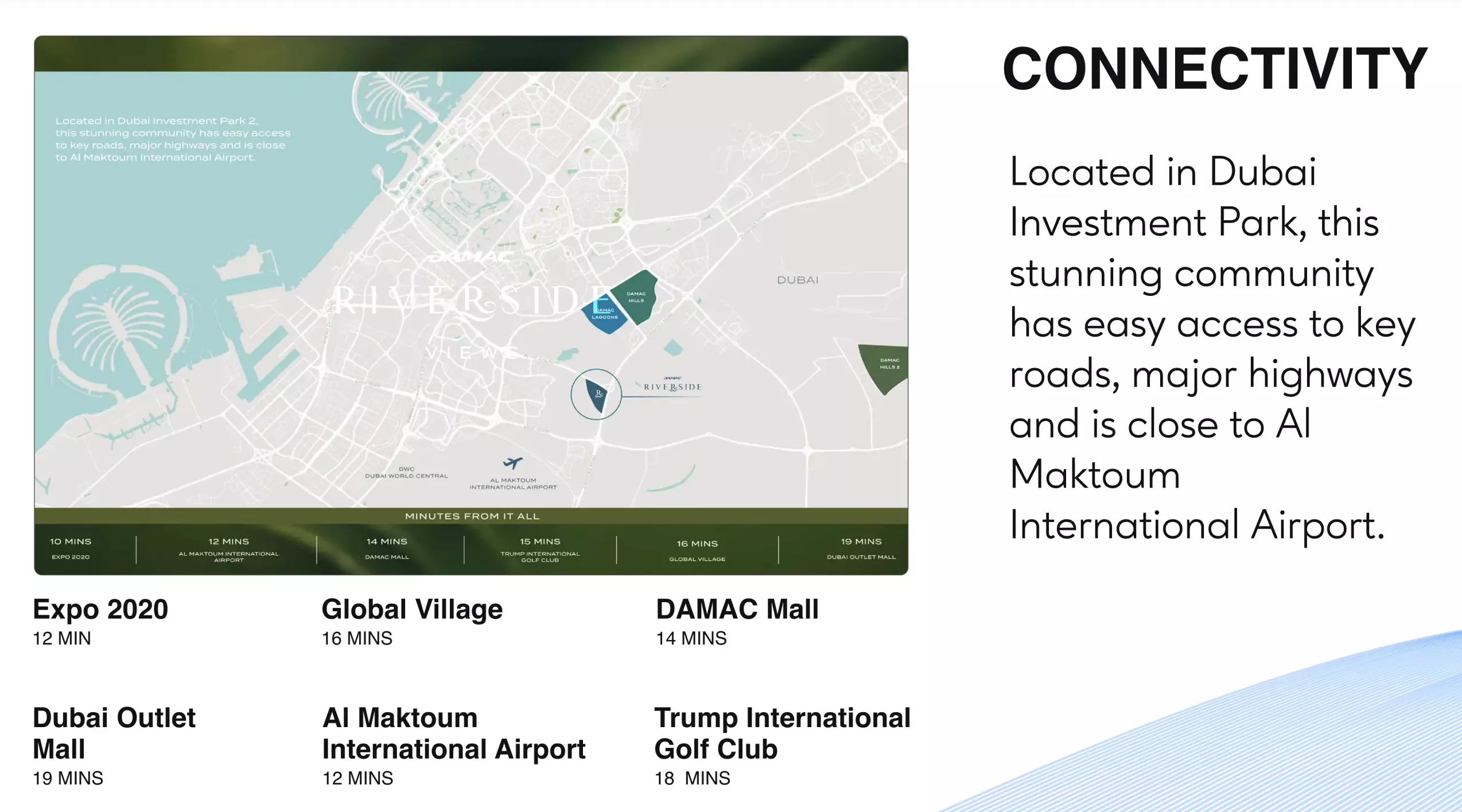 Damac Riverside Views Marine 2 — master plan marketing graphic