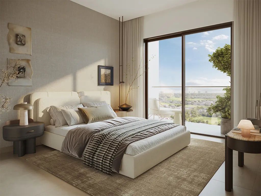 Rosehill at Dubai Hills Estate — interior living marketing render