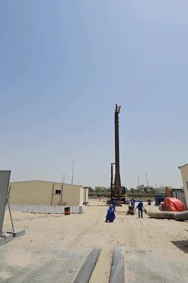 Rome 3 by Samana — August 2025 Propsearch site photo of piling, not a finished facade