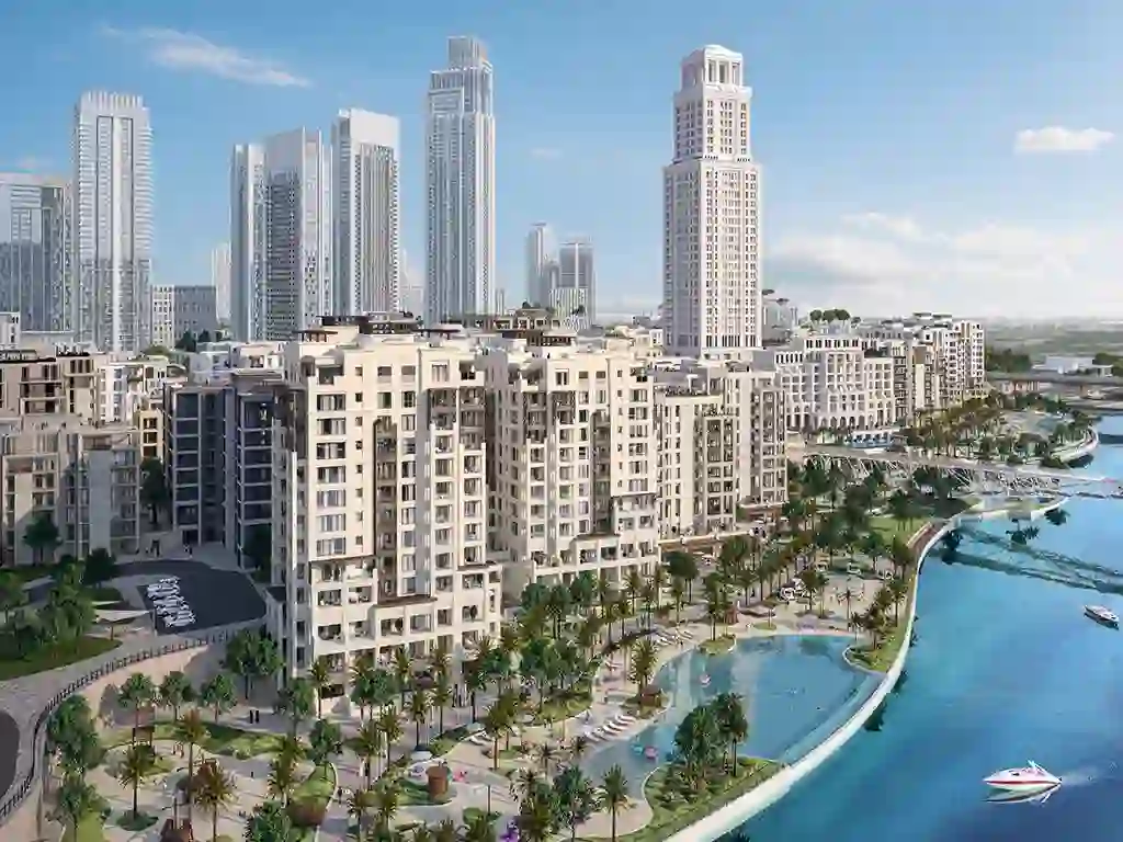 Savanna at Dubai Creek Harbour — building exterior marketing render