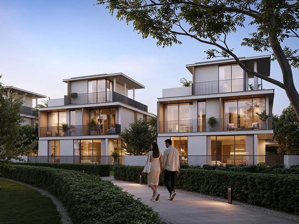 Selvara — villa street marketing render