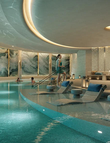 Serro 2 — Heights wellness centre amenity marketing still