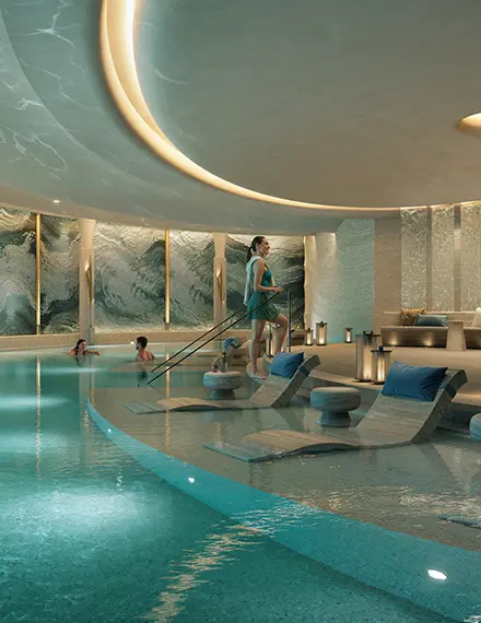 Serro at The Heights — Heights wellness centre amenity marketing still