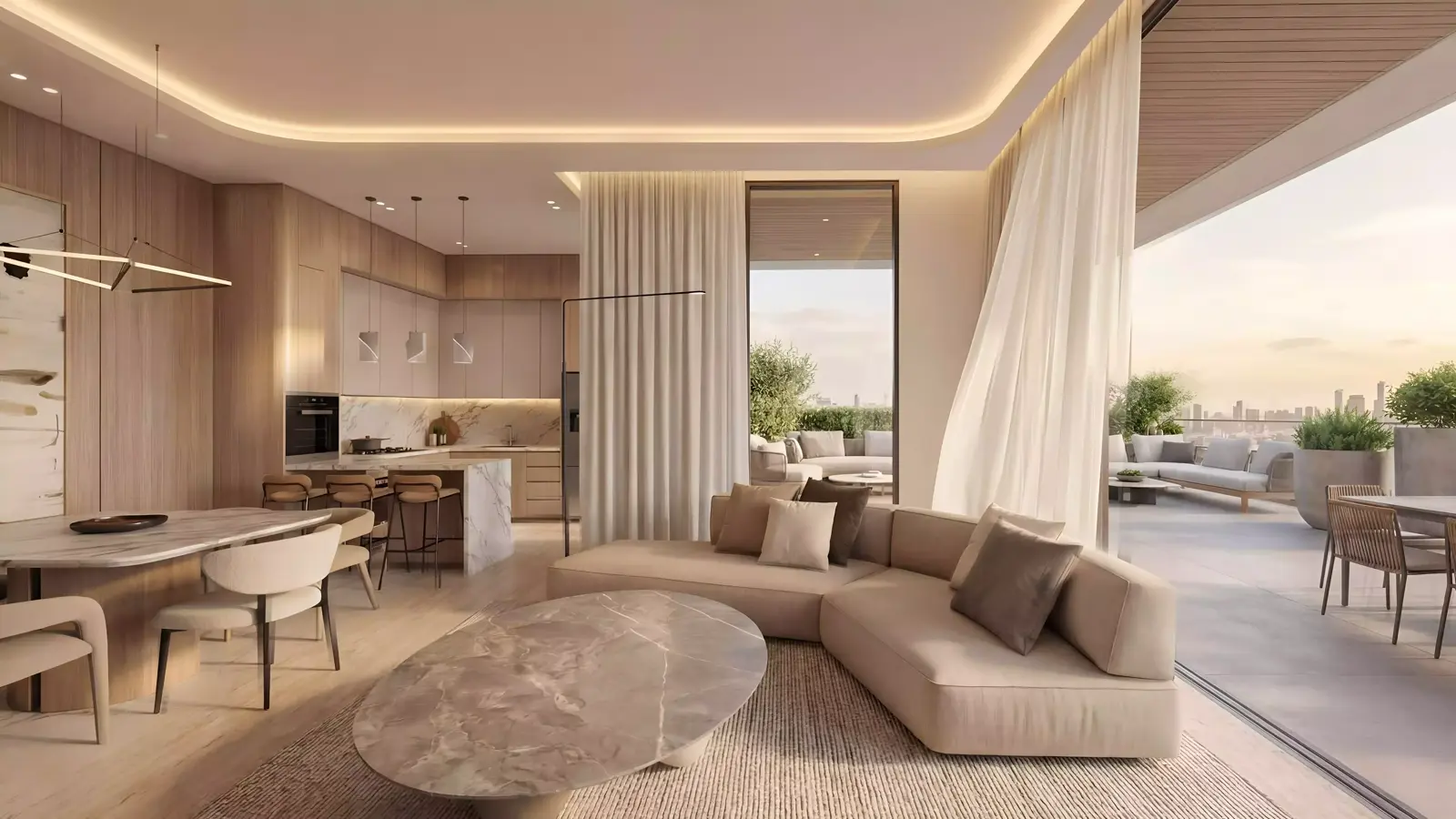 Shore at Lunaya Terraces — amenity and landscape marketing still
