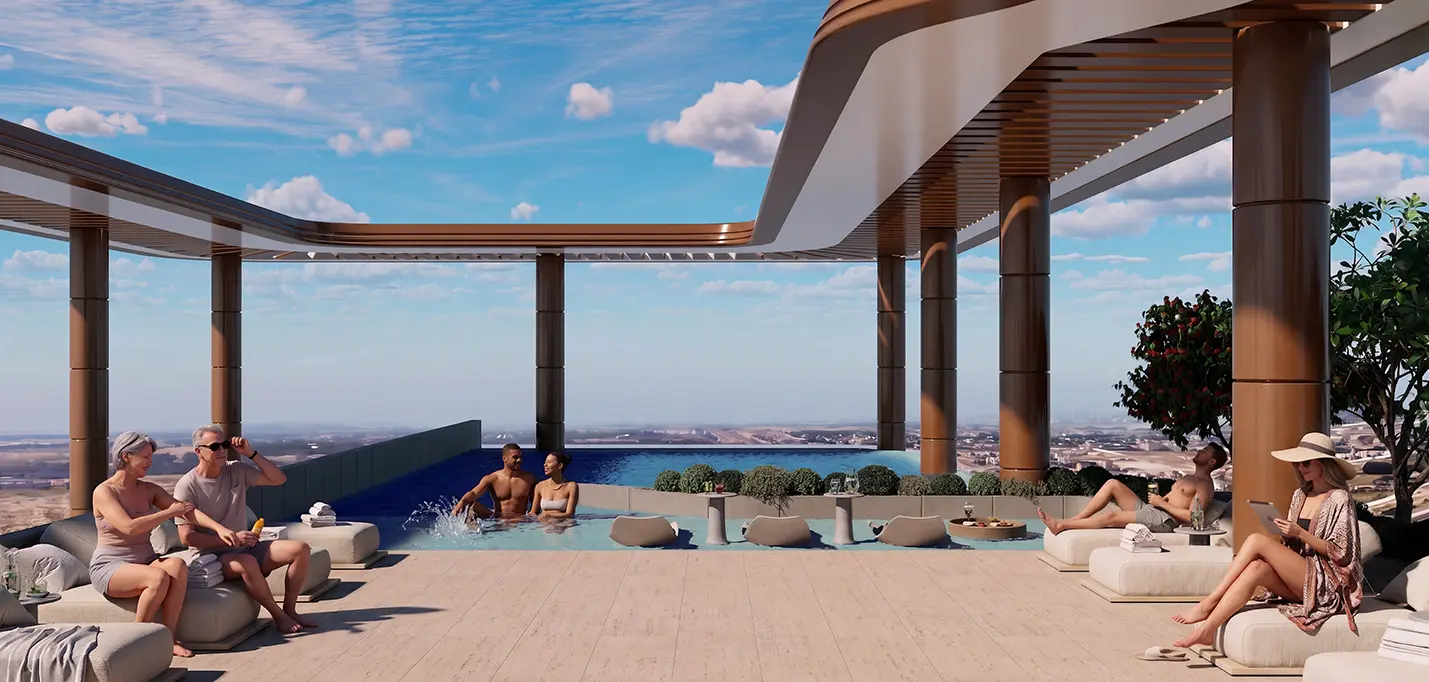 Siana By Zoya — official rooftop pool marketing still