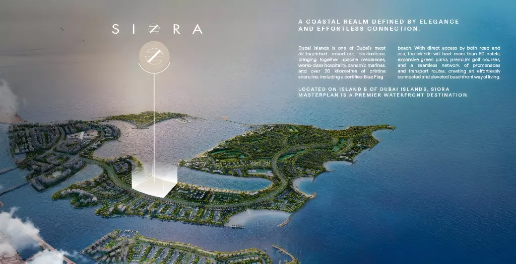 Siora masterplan diagram marketing still on Property Finder