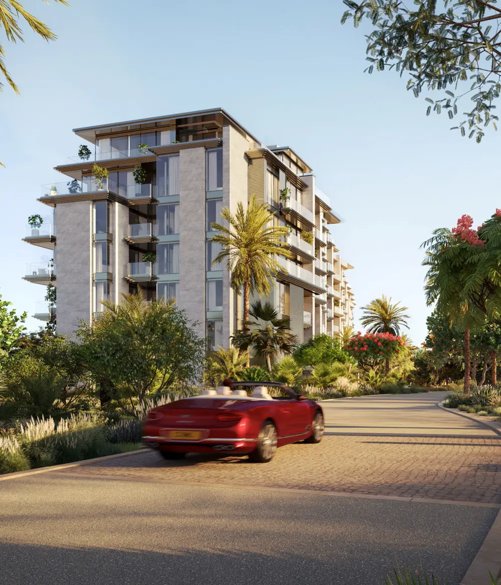 Solaya at La Mer — residential massing marketing still from official microsite