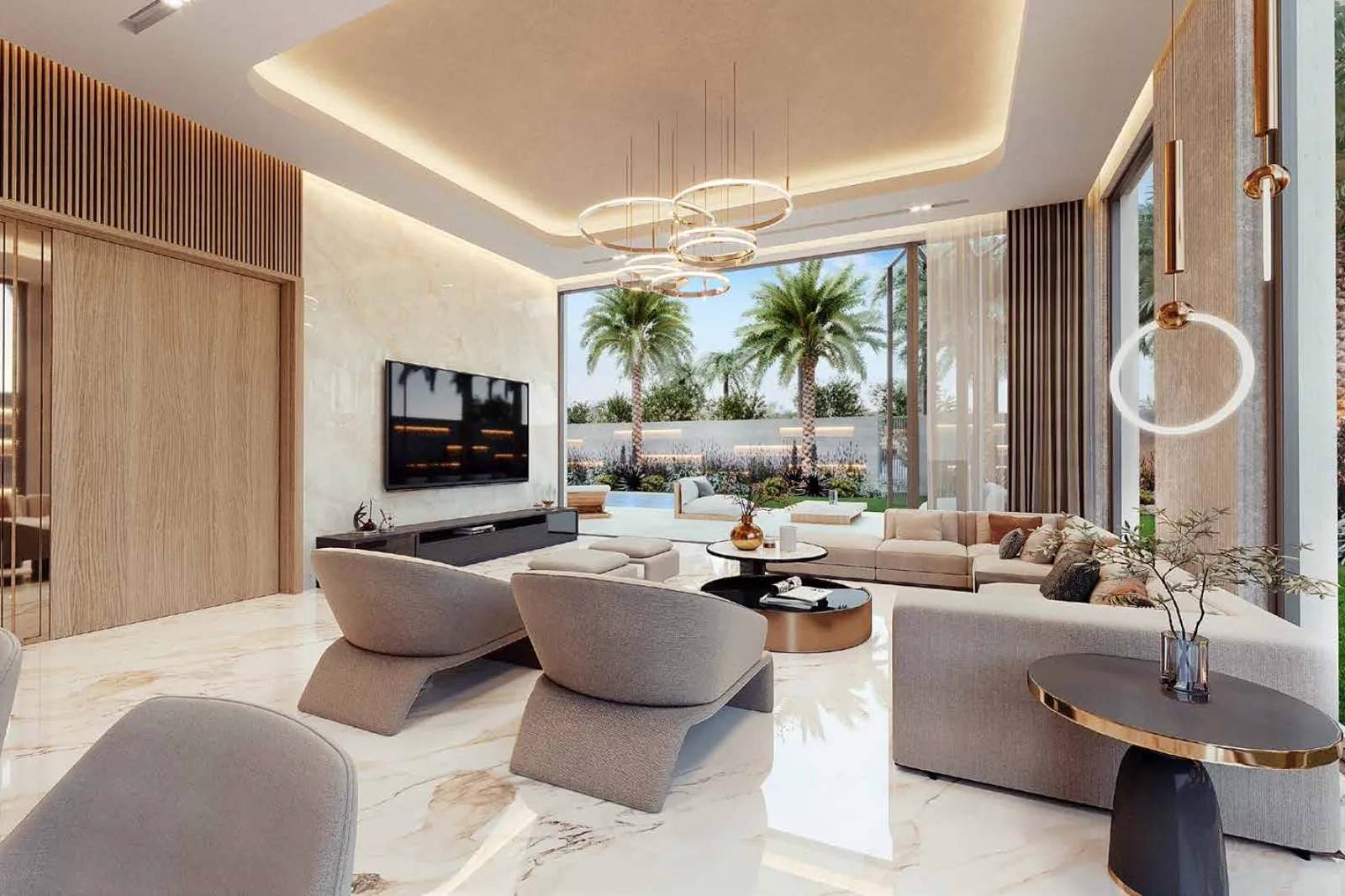 South Bay 5 Dubai South — Propsearch interior living-room marketing still