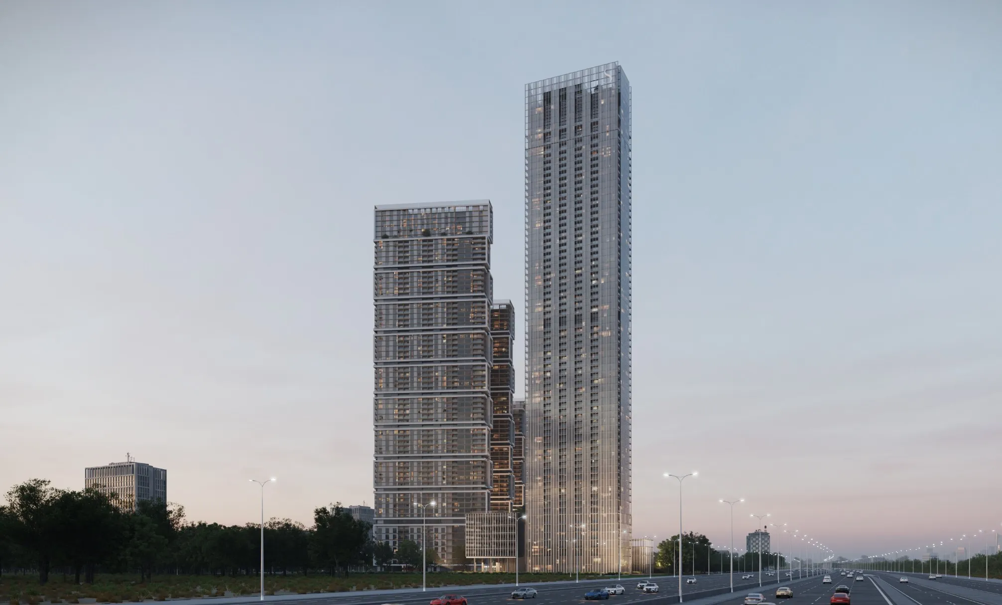 The Element at Sobha One — exterior marketing still