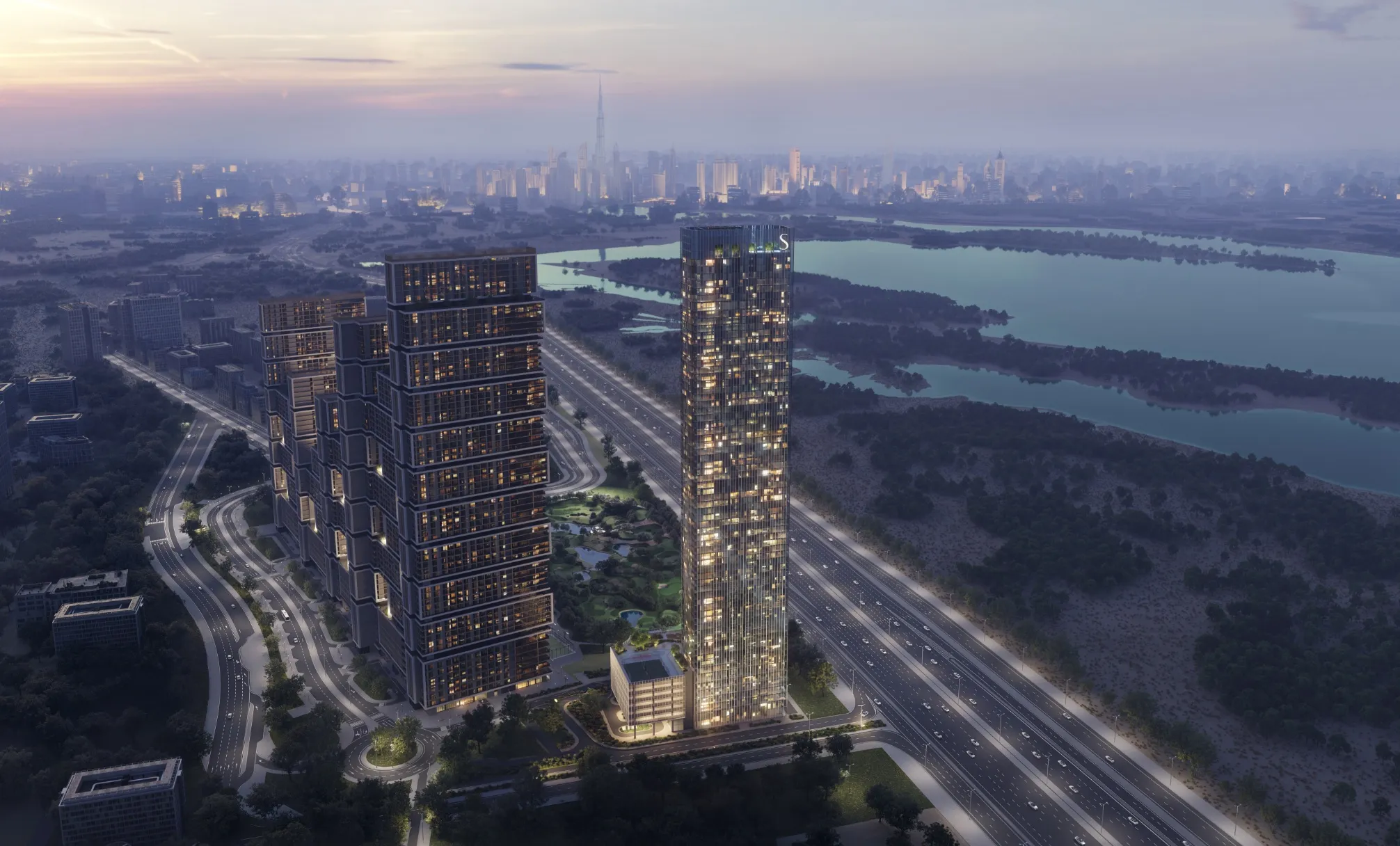 The Element at Sobha One — tower and community marketing still