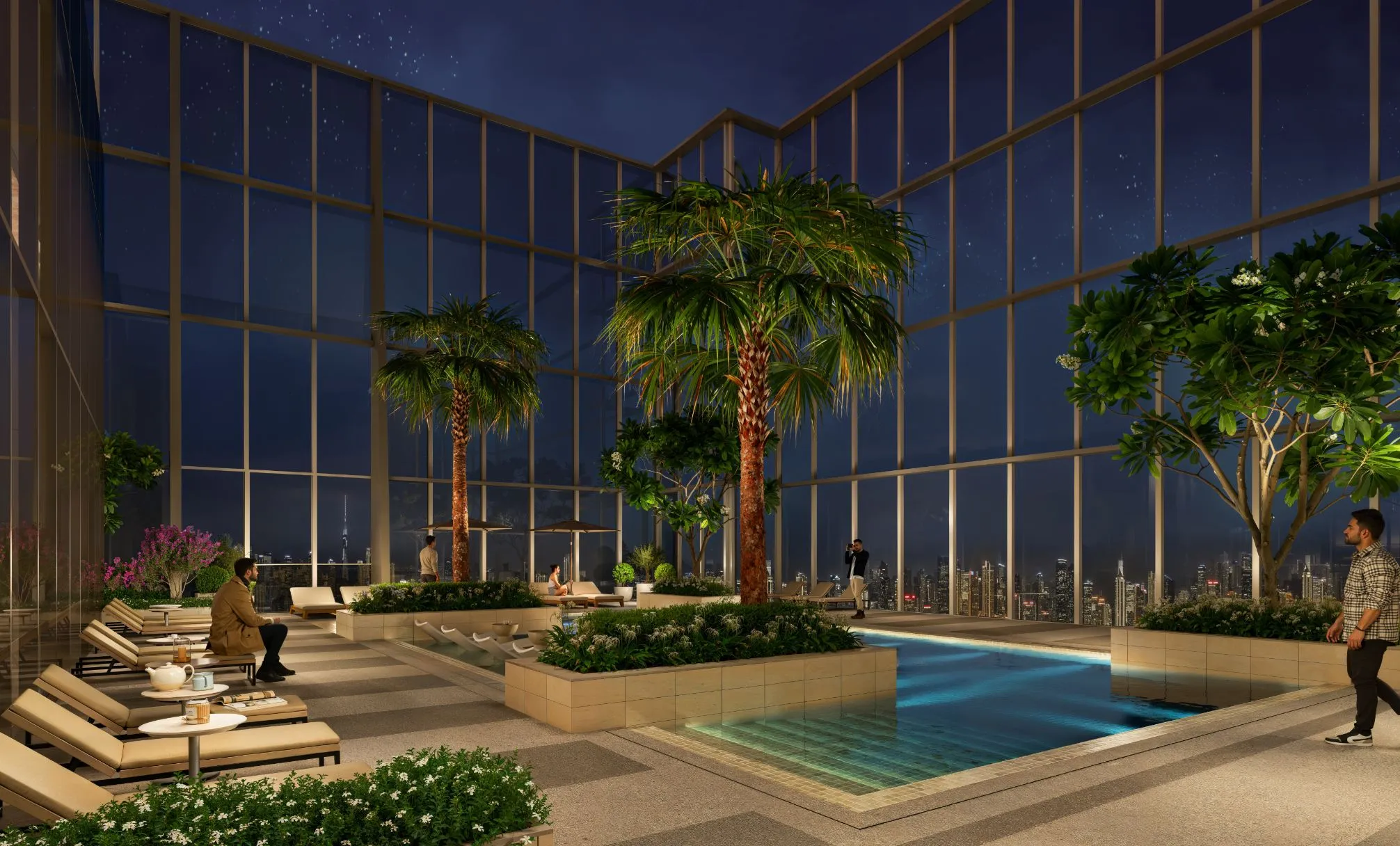 The Element at Sobha One — landscape marketing still