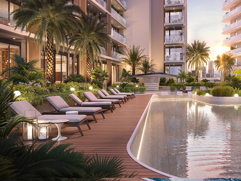 The Hillgate by Ellington — exterior amenity marketing still from official microsite