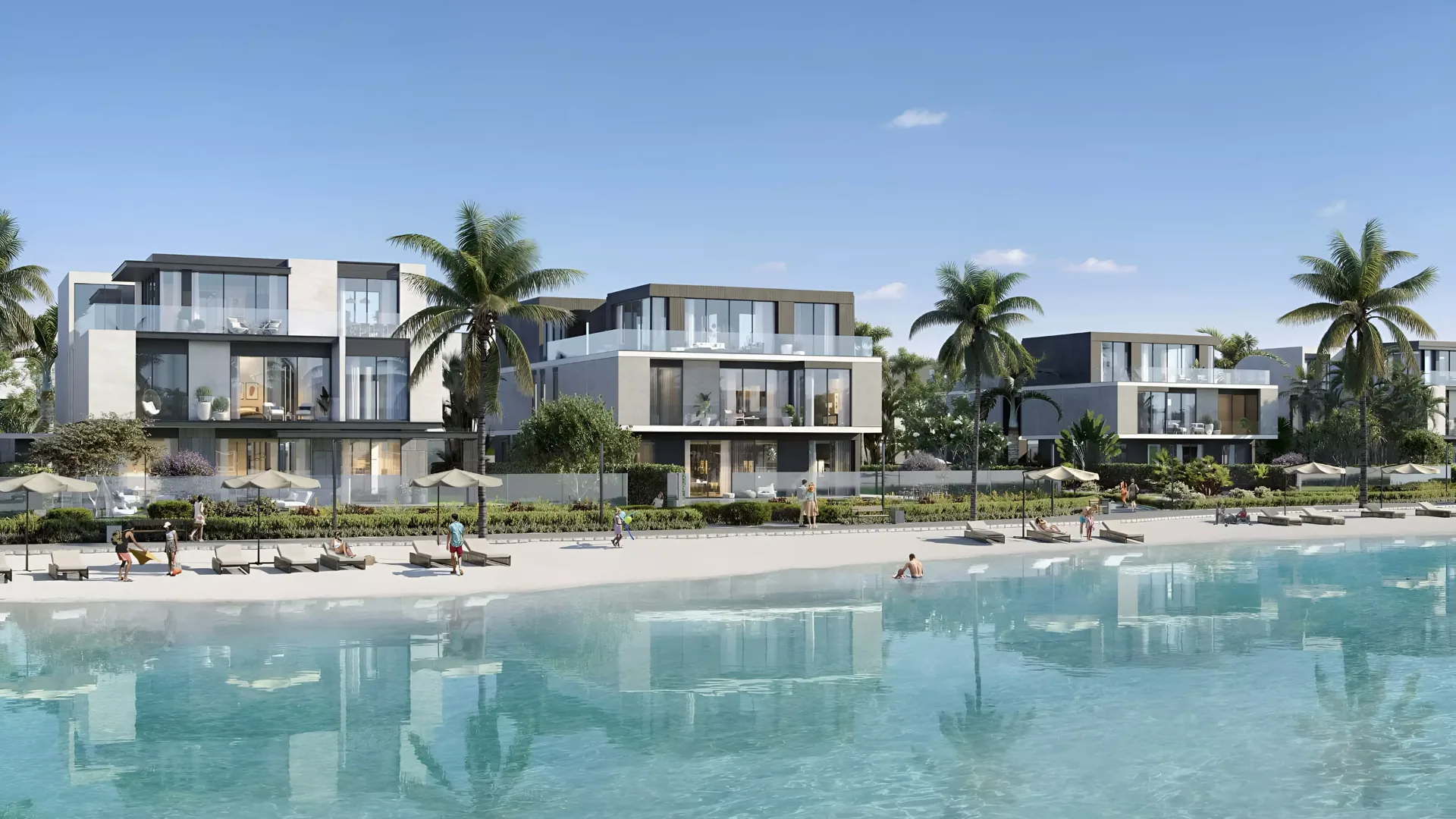 The Sanctuary by Ellington — official lagoon-front villa row also used on The Lakeview portal card
