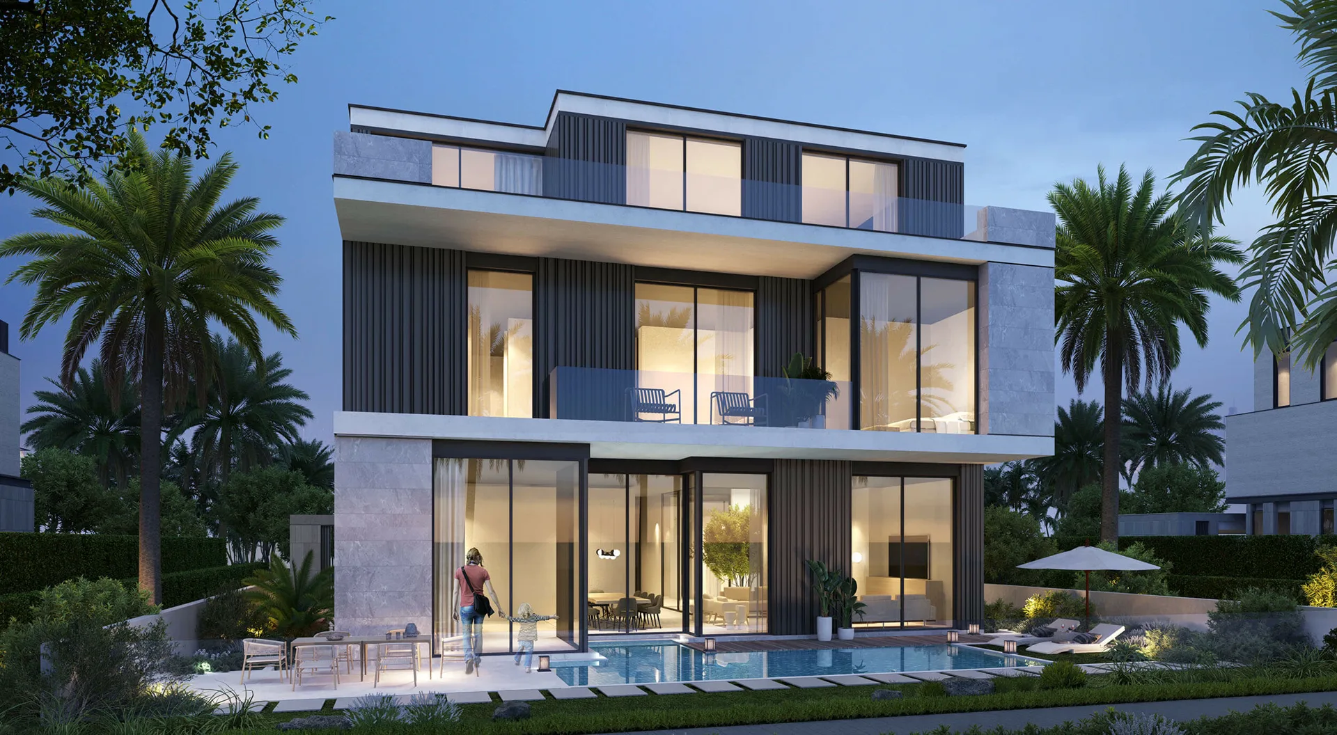 The Sanctuary by Ellington — official dusk villa with garden pool