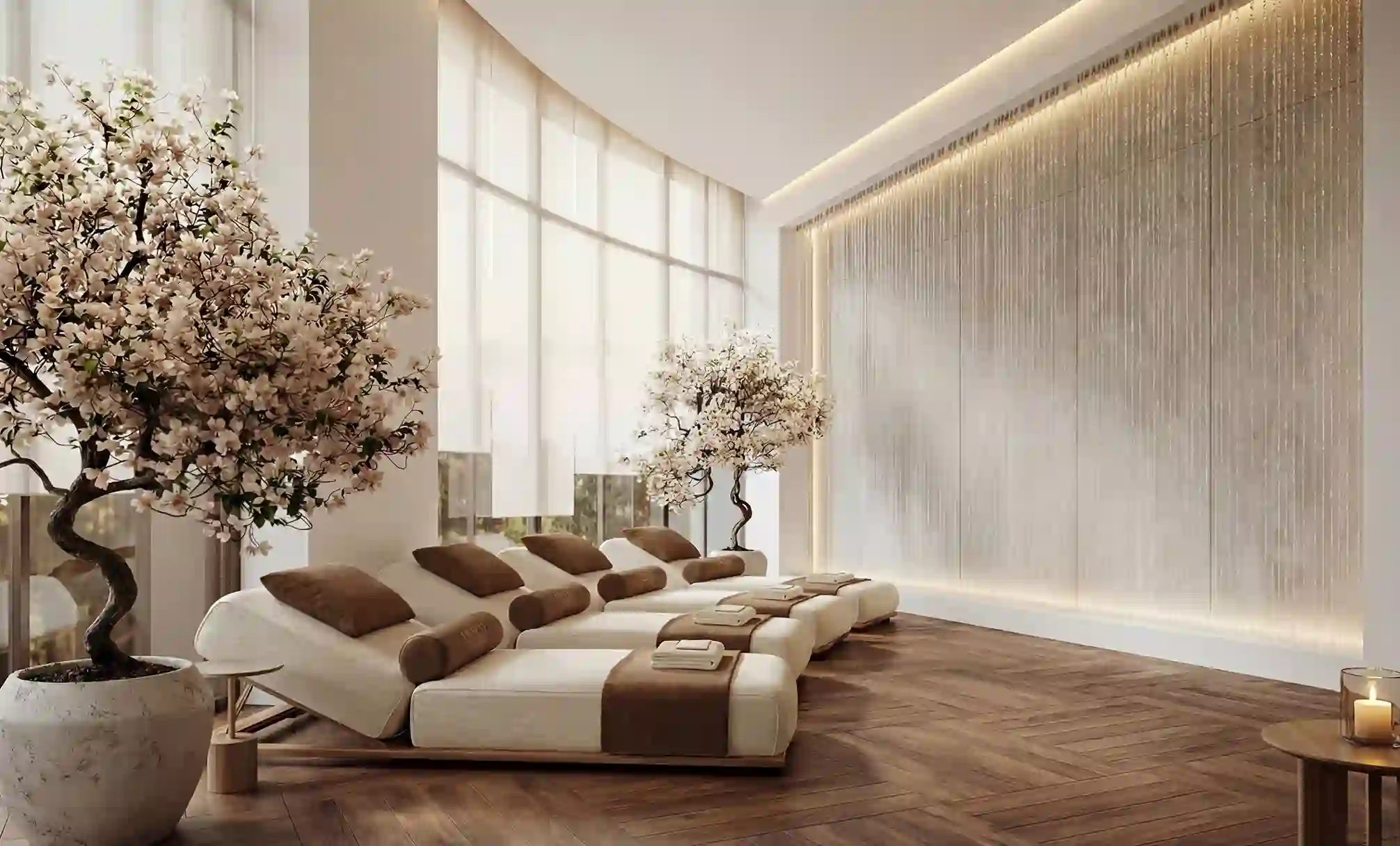 The Willows — villa street and garden marketing still