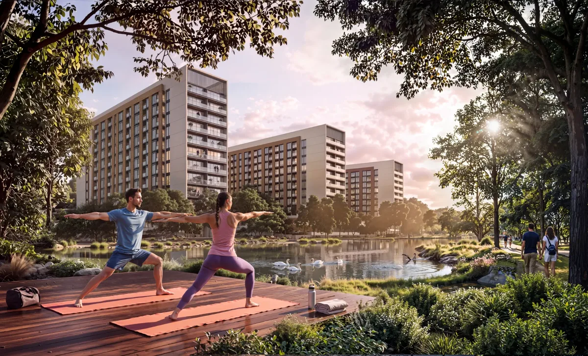 The Woods — community gallery exterior marketing still