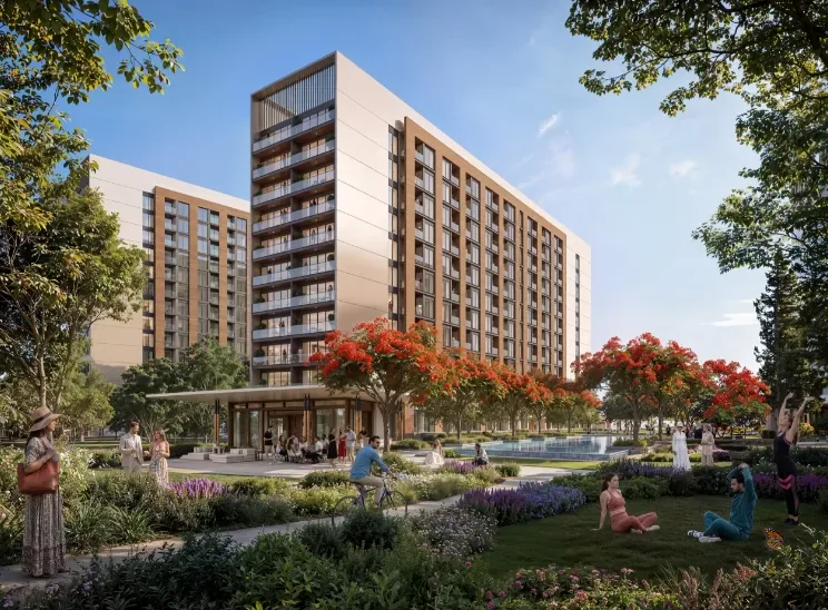 The Woods — apartment enclave exterior listing still