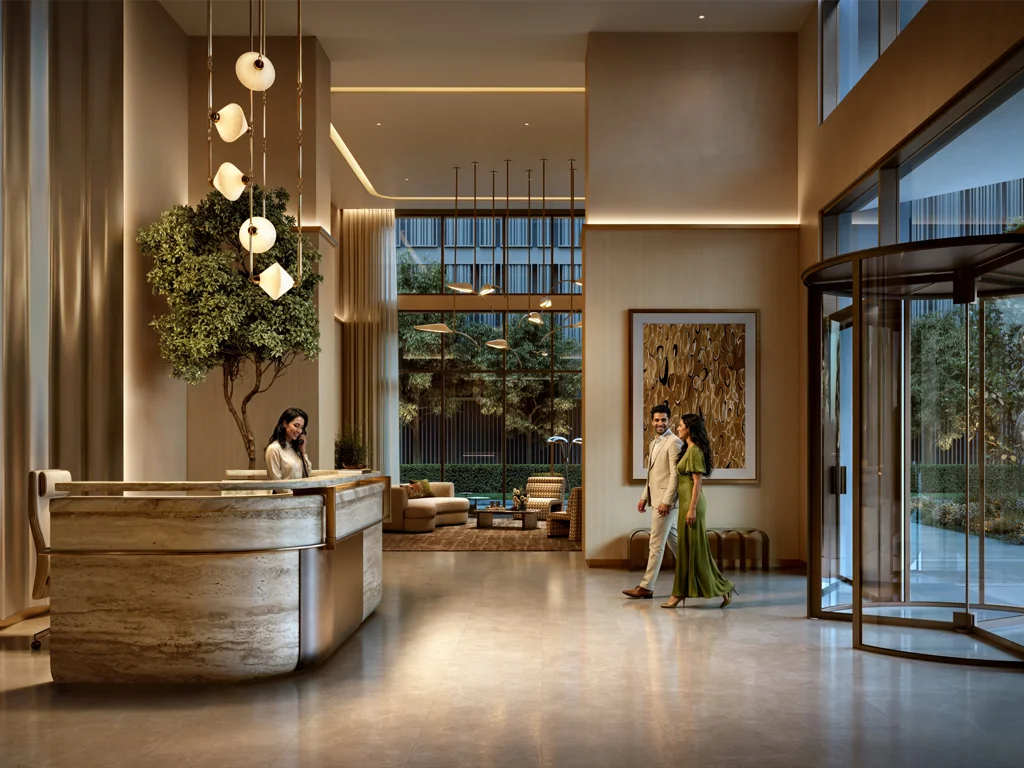 Valia at Dubai Creek Harbour — interior residential marketing render