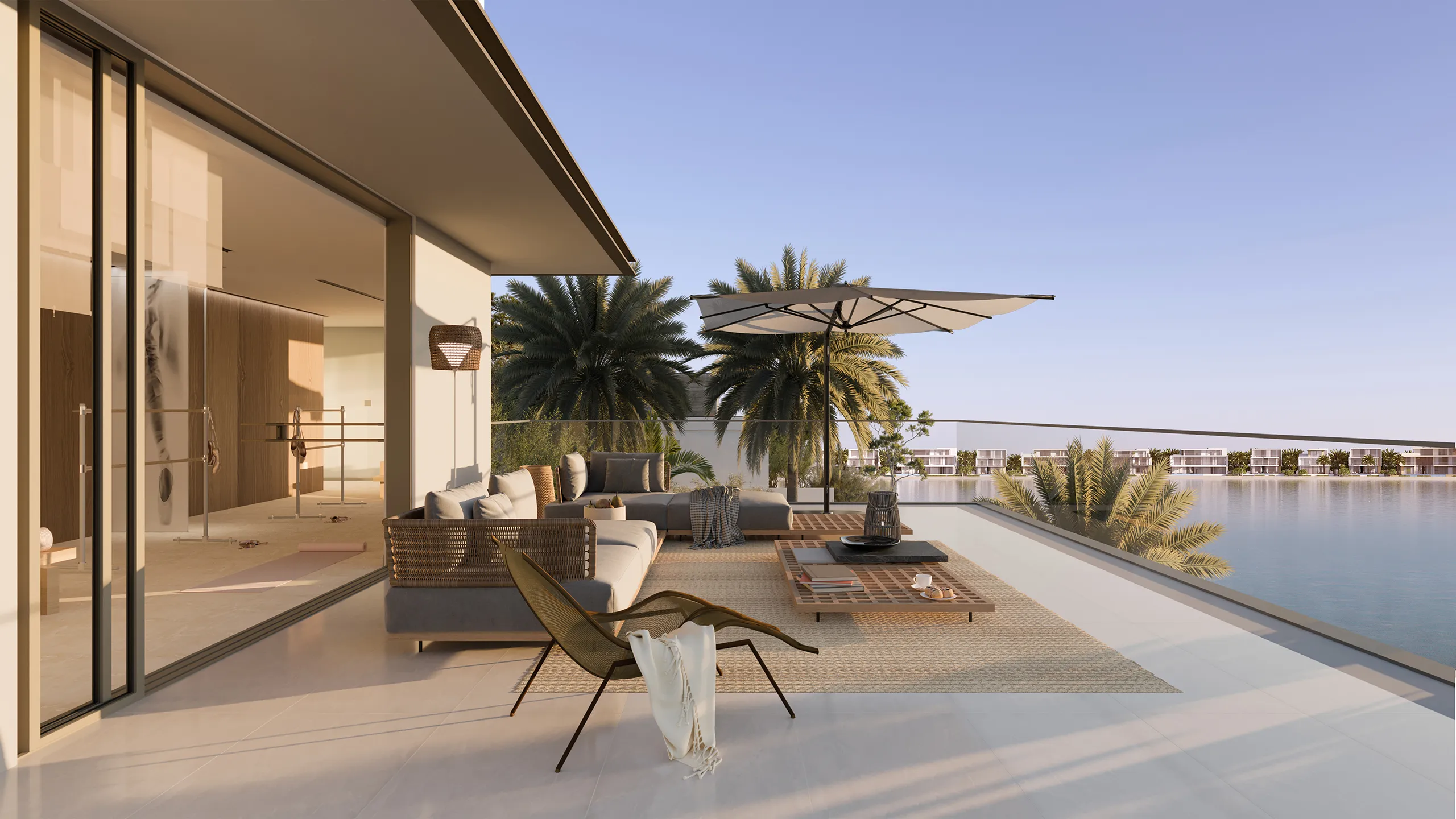 Villa Pacific Breeze — rooftop lounge and multipurpose terrace marketing still (official type gallery)