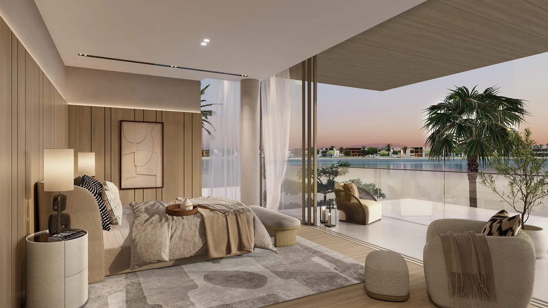 Villa Wave Crest — master bedroom marketing still (official type gallery)